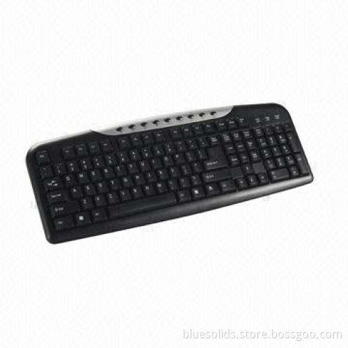 Multimedia Computer Keyboard, Supports Multiple Languages